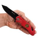 Obrázok 11. Vreckový zatvárací nôž FIRE BRIGADE Folding Knife červený