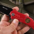 Obrázok 6. Vreckový zatvárací nôž FIRE BRIGADE Folding Knife červený