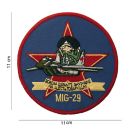 Nášivka MIG-29 Red Star textilná okrúhla