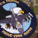 Nášivka F-16 FIGHTER Proud Viper Keeper textilná