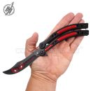 Martinez Albainox motýlik Red Eagle 02197 Balisong