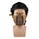 Ochranná maska Stalker Evo AOR2 s upevnením na Fast Helmu - Tan