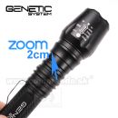 GENETIC Systems CREE-XML-T6 svietidlo 2100 Lumen Zoom Tactical Flashlite