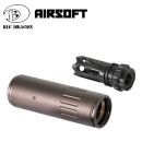 Airsoftový tlmič 120MM ACC TYPE SILENCER SET -14mm CCW Big Dragon