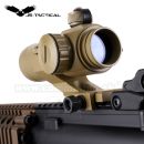 Kolimátor JS-Tactical Red Dot 1x30 RD TAN Dot Sight