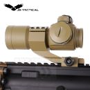 Kolimátor JS-Tactical Red Dot 1x30 RD TAN Dot Sight