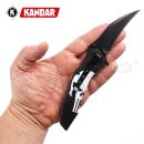 PUNISHER Black zatvárací nôž s klipom Kandar® Z.018511573