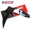 PUNISHER Black zatvárací nôž s klipom Kandar® Z.018511573