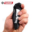 PUNISHER Black zatvárací nôž s klipom Kandar® Z.018511573