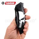 PUNISHER Black zatvárací nôž s klipom Kandar® Z.018511573