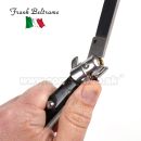 Frank Beltrame Stiletto Dagger 28cm Black vyskakovací nôž 28/37