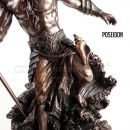 Poseidon a trojzubec starogrécky boh 31cm soška 708-6773