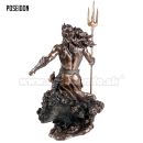 Poseidon a trojzubec starogrécky boh 31cm soška 708-6773