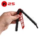 K25 Striker Black Coated Motýlik tréningový nôž 02194