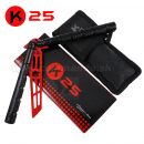 K25 Striker Black Coated Motýlik tréningový nôž 02194