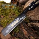 Britva Balisong RAINBLACK Vintage Razor Knife  02175