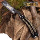 Britva Balisong RAINBLACK Vintage Razor Knife  02175