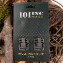 MOLLE MULTICLIP 2ks háčiky OLIVE Green JFO05