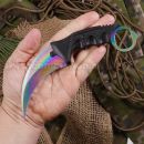 Karambit bojový nôž Rainbow Dragon's Tooth