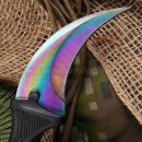 Karambit bojový nôž Rainbow Dragon's Tooth