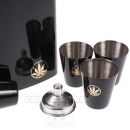 Likérka súprava Cannabis 240ml Hip Flask 8 Oz Ploskačka