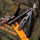 Motýlik ServiceMan Balisong 02204 Martinez Albainox Black