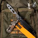 Motýlik ServiceMan Balisong 02204 Martinez Albainox Black