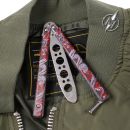 Motýlik Red Snake Balisong 02210 Martinez Albainox