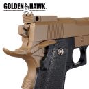 Airsoft Pistol Golden Hawk GE3002 HiCapa Metal Pistol Spring 6mm