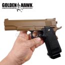 Airsoft Pistol Golden Hawk GE3002 HiCapa Metal Pistol Spring 6mm