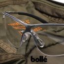 Bolle Safety SILIUM+ strieborné ochranné okuliare číre SILPSI