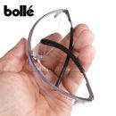 Bolle Safety SILIUM+ strieborné ochranné okuliare číre SILPSI