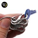 Kľúčenka KeyRing Stainless Steel Nite Ize® S-Biner®