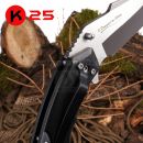 K25 bojový zatvárací nôž Karambit 18097 Titanium Coated
