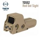 Theta Optic Kolimátor TO552 Red Dot Sight Replica - tan