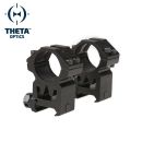 Obrázok 2. THETA Optics  Ø25mm Montážne krúžky 21/22mm High Mount Rings