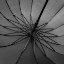 Obrázok 7. Dáždnik SAMURAI kvalitný čierny Samurai Umbrella