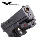 Laserový zameriavač Red Laser Sight  JG10R JS-Tactical 21/22mm