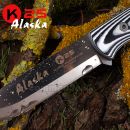 ALASKA Bushcraft K25 nôž Adventure Fixed Knife 32621