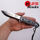 ALASKA Bushcraft K25 nôž Adventure Fixed Knife 32621