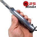 ALASKA Bushcraft K25 nôž Adventure Fixed Knife 32621