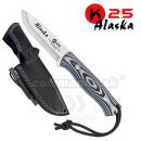 ALASKA Bushcraft K25 nôž Adventure Fixed Knife 32621