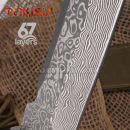 Damaškový nôž TOKISU 62 Layers 32623 Hattori CNC Damascus