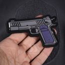 Gun Patch 3D nášivka PVC 08232 modrá