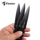 FOXTER 3Black vrhacie nôže 19cm vrhačka s puzdrom
