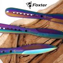 FOXTER 3Rainbow vrhacie nôže 23cm vrhačka s puzdrom