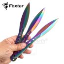 FOXTER 3Rainbow vrhacie nôže 23cm vrhačka s puzdrom