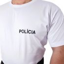 Polícia Tričko biele s potlačou Basic 129