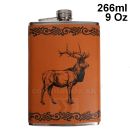 Likérka ploskačka Jeleň 9oz 0,27L. Litra Hip Flask