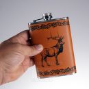 Likérka ploskačka Jeleň 9oz 0,27L. Litra Hip Flask